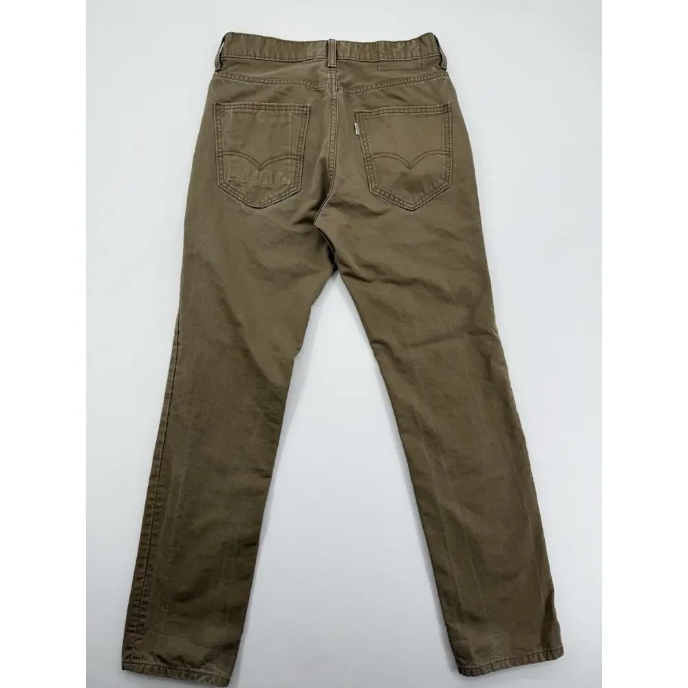 Levi’s 514 Straight Leg Mens White Tab Khaki Pants Size 32x30